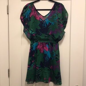 Express Tropical Floral Dress